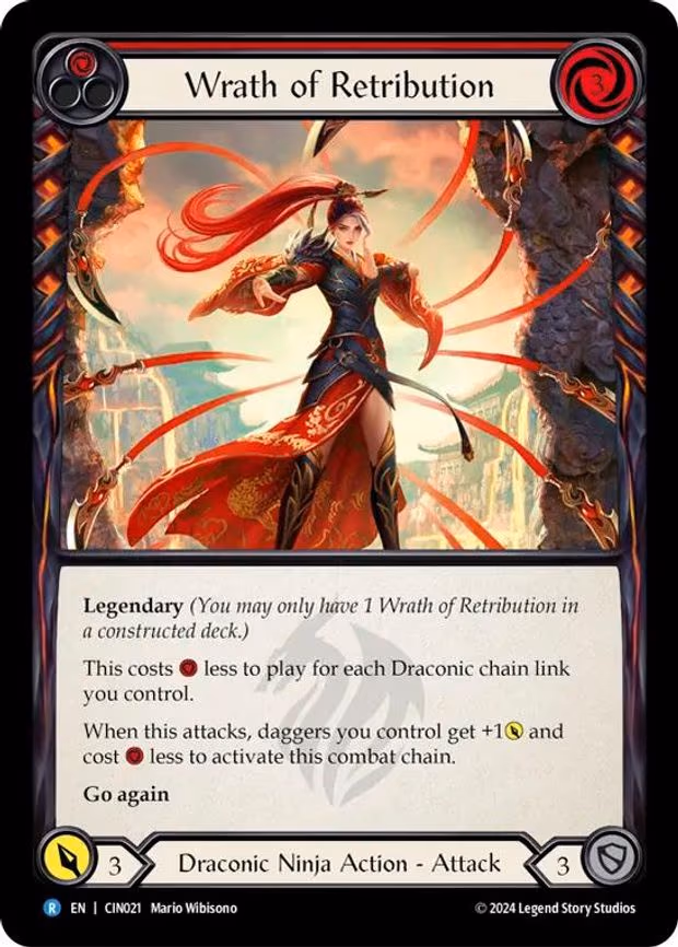 Wrath of Retribution (Red) - Rare (CIN021)