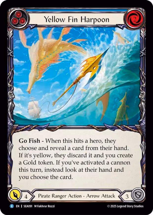 Yellow Fin Harpoon - Rare (SEA091)