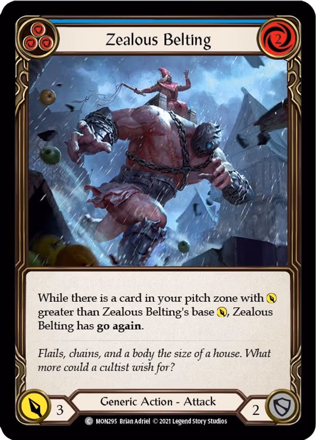 Zealous Belting (Blue) - Common (MON295)