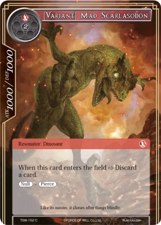 [Variant] Mad Scarlasodon - Common (TSW-152)
