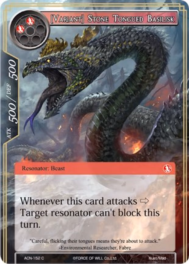 [Variant] Stone Tongued Basilisk - Common (ACN-152)