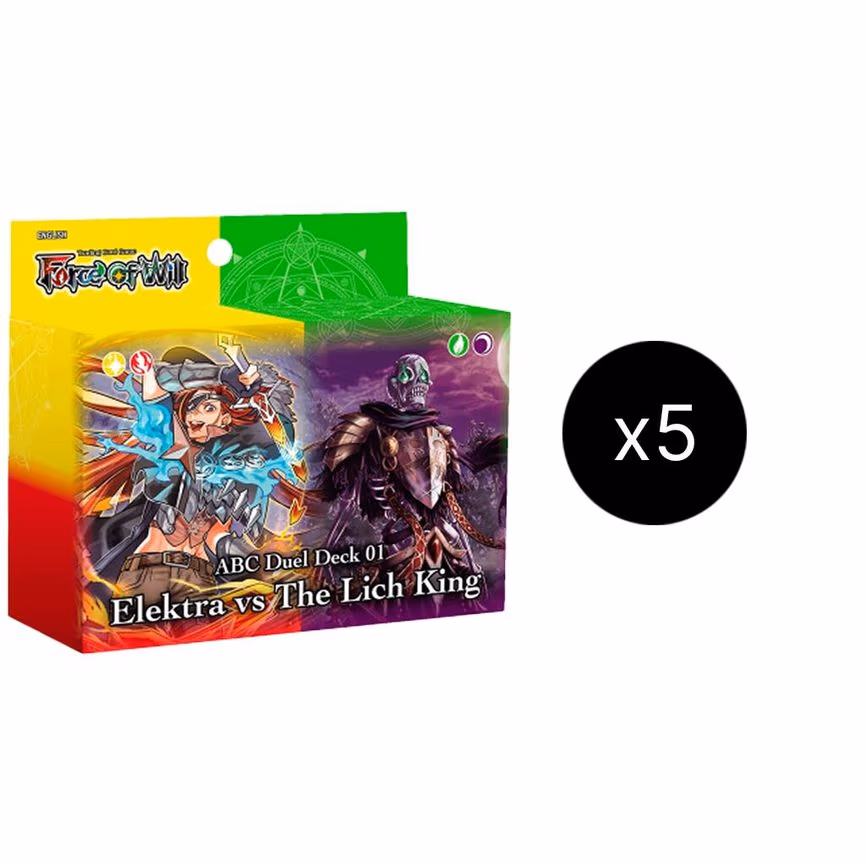 ABC Duel Deck 01: Elektra vs The Lich King Display
