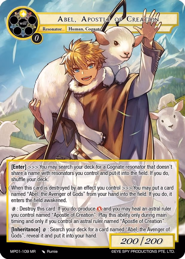 Abel, Apostle of Creation