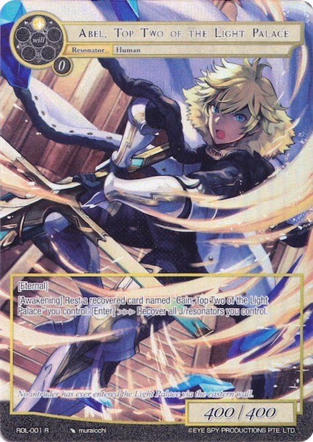 Abel, Top Two of the Light Palace
