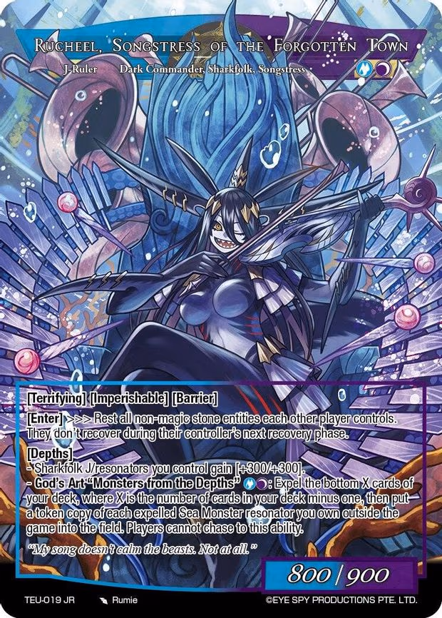 Advisor to the Underwater Federation, Rucheel // Rucheel, Songstress of the Forgotten Town