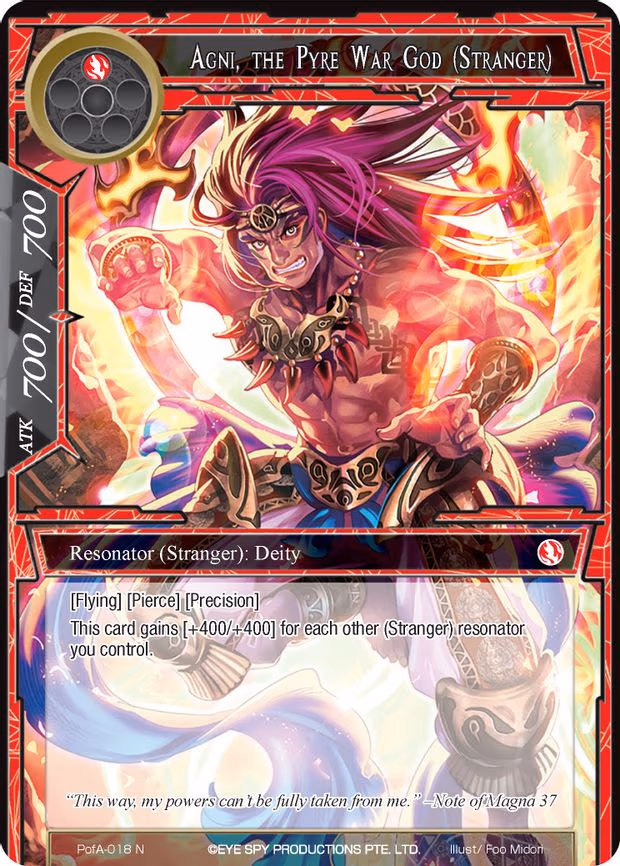 Agni, the Pyre War God (Stranger)