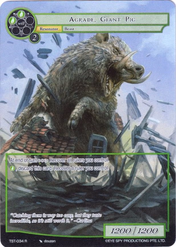 Agrade, Giant Pig