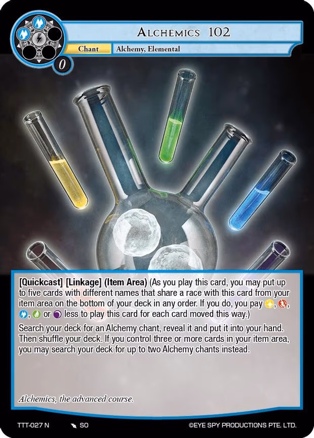 Alchemics 102