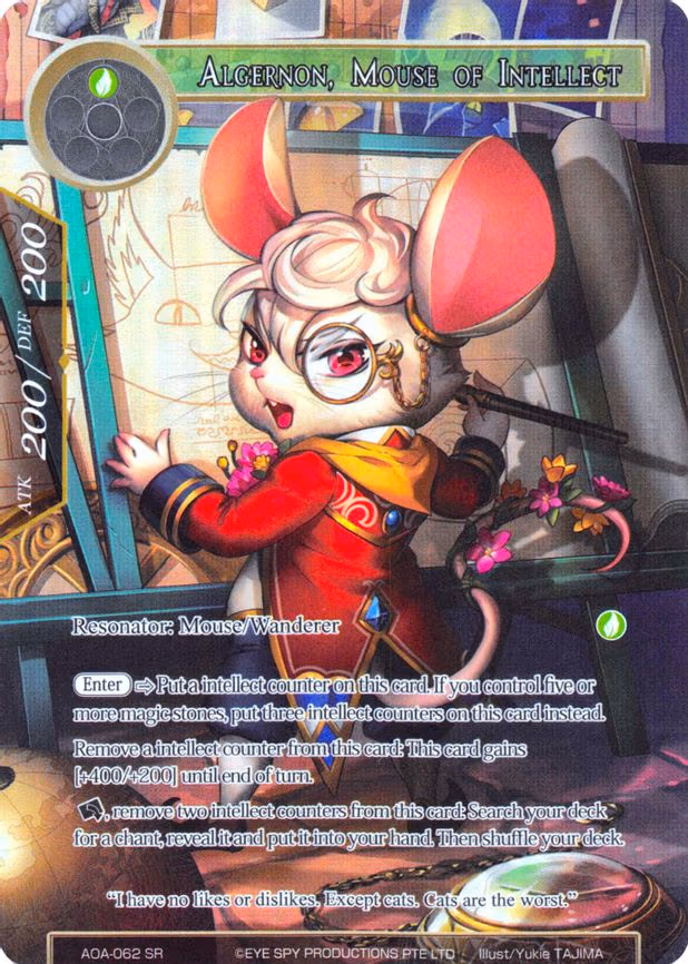 Algernon, Mouse of Intellect