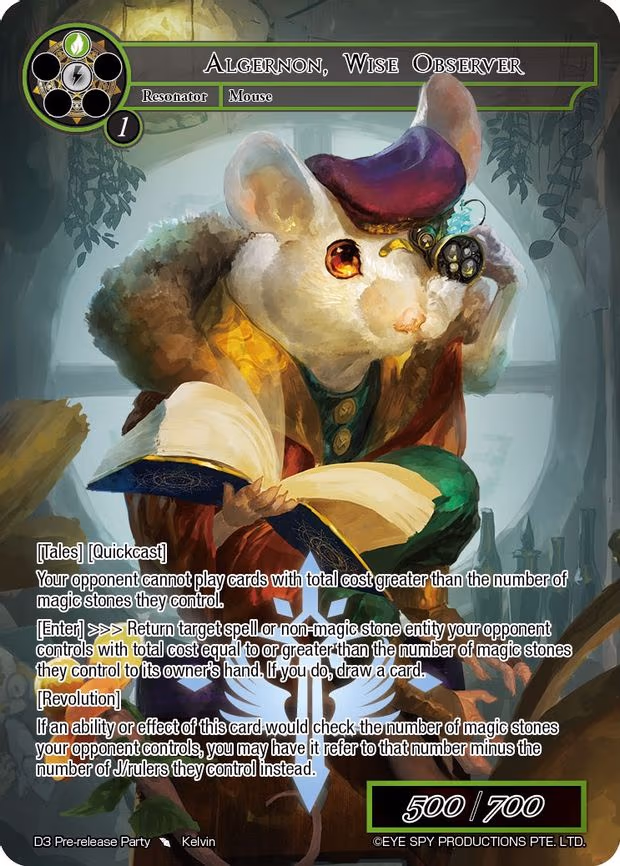 Algernon, Wise Observer