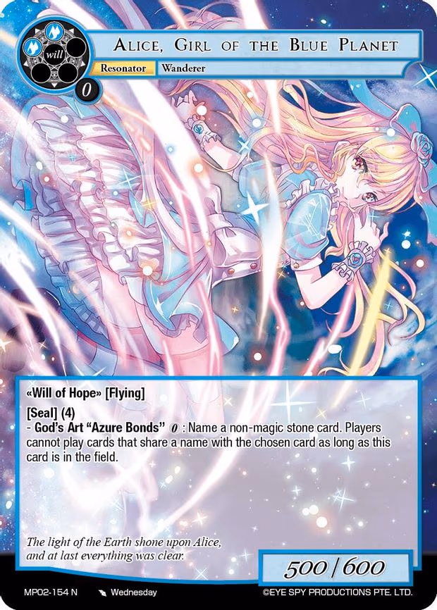 Alice, Girl of the Blue Planet