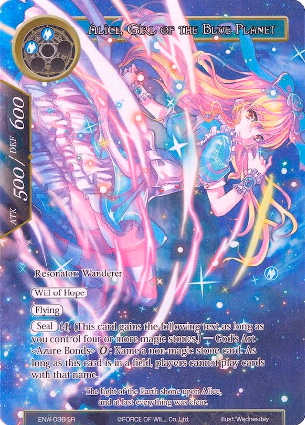 Alice, Girl of the Blue Planet