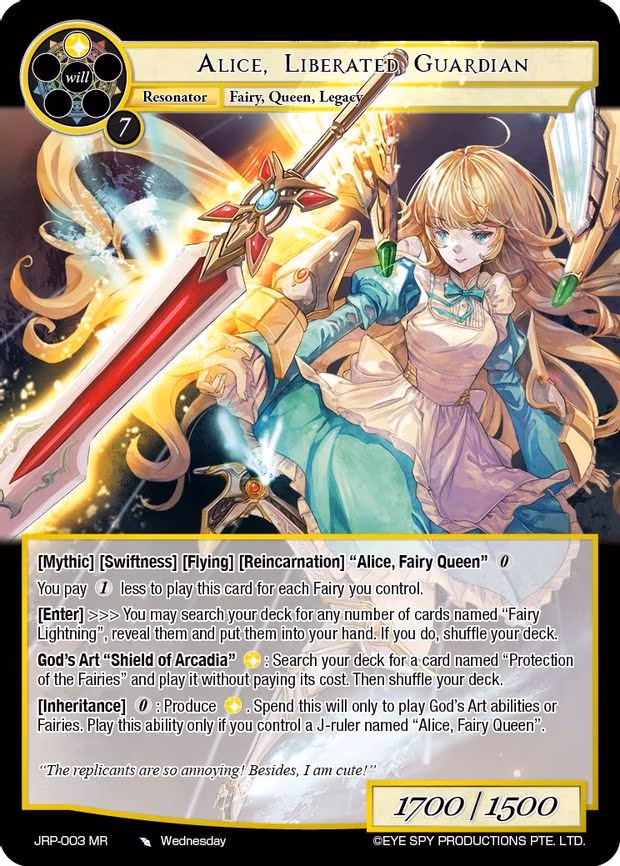 Alice, Liberated Guardian