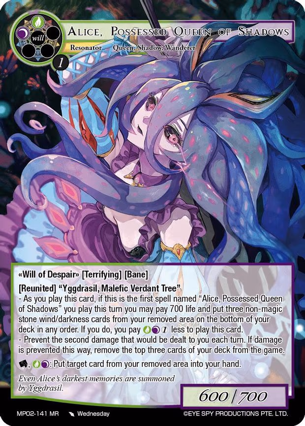 Alice, Possessed Queen of Shadows