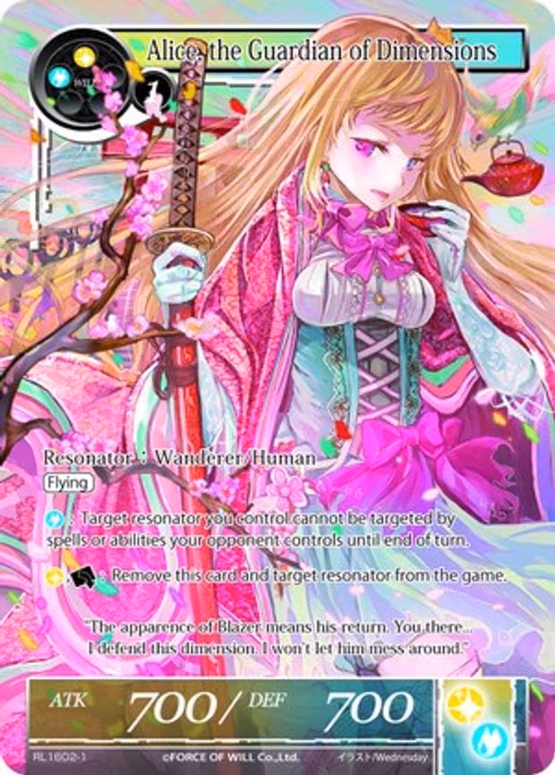 Alice, the Guardian of Dimensions