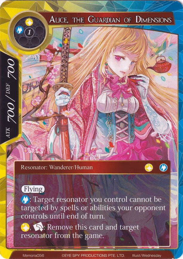 Alice, the Guardian of Dimensions