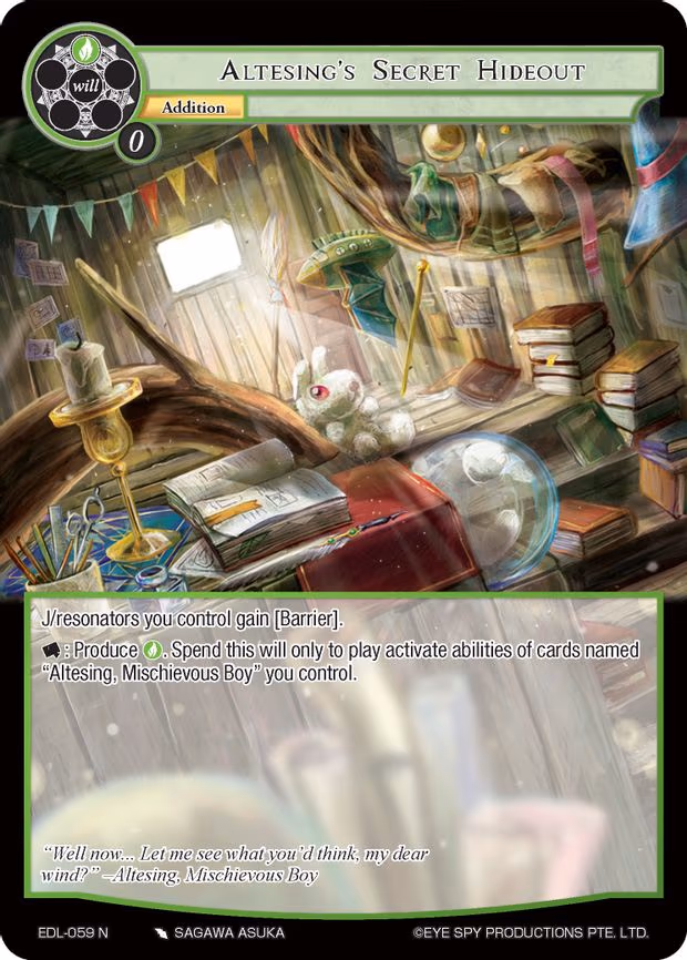 Altesing's Secret Hideout