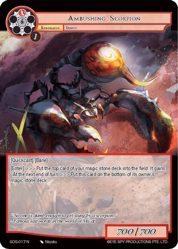 Ambushing Scorpion