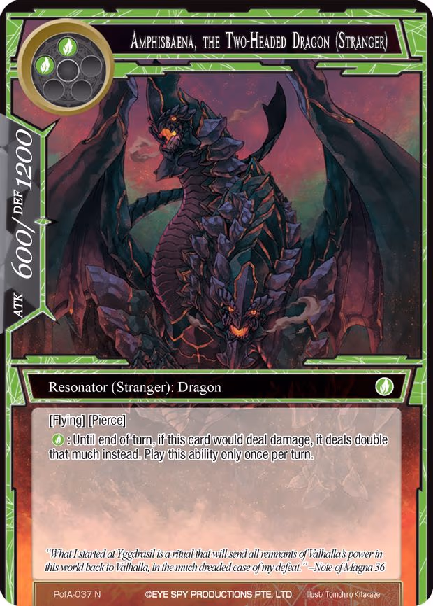 Amphisbaena, the Two-Headed Dragon (Stranger)