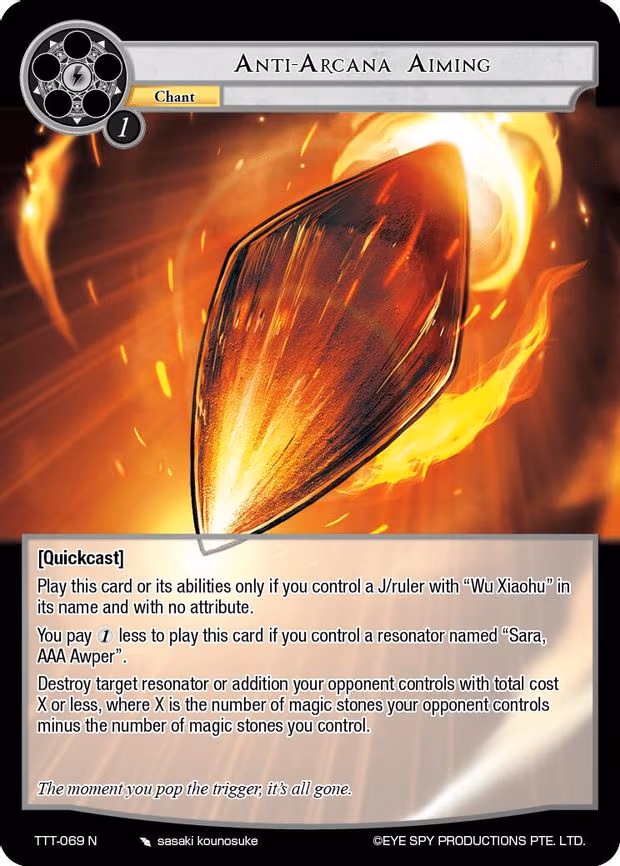 Anti-Arcana Aiming