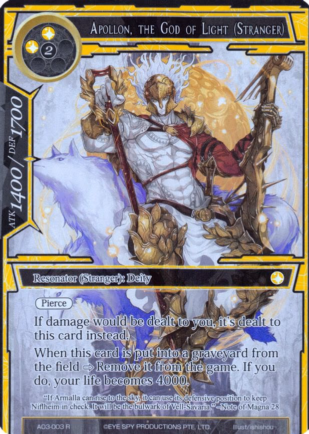 Apollon, the God of Light (Stranger)