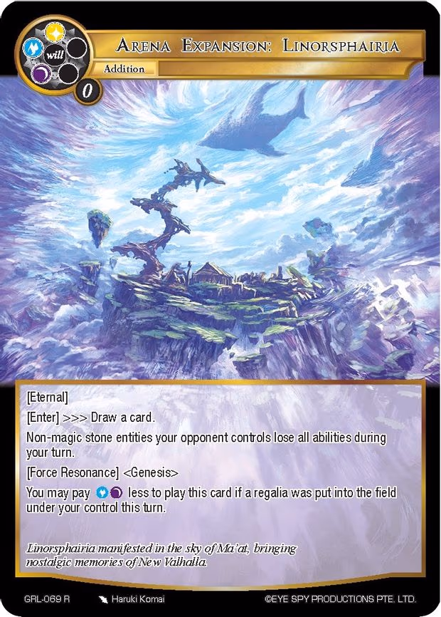 Arena Expansion: Linorsphairia
