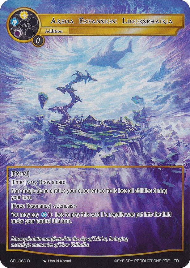 Arena Expansion: Linorsphairia