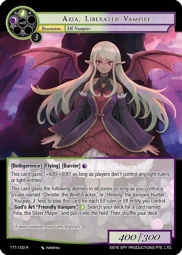 Aria, Liberated Vampire