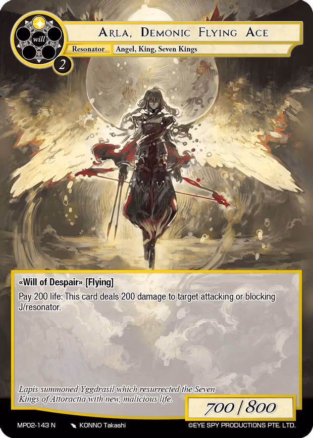 Arla, Demonic Flying Ace