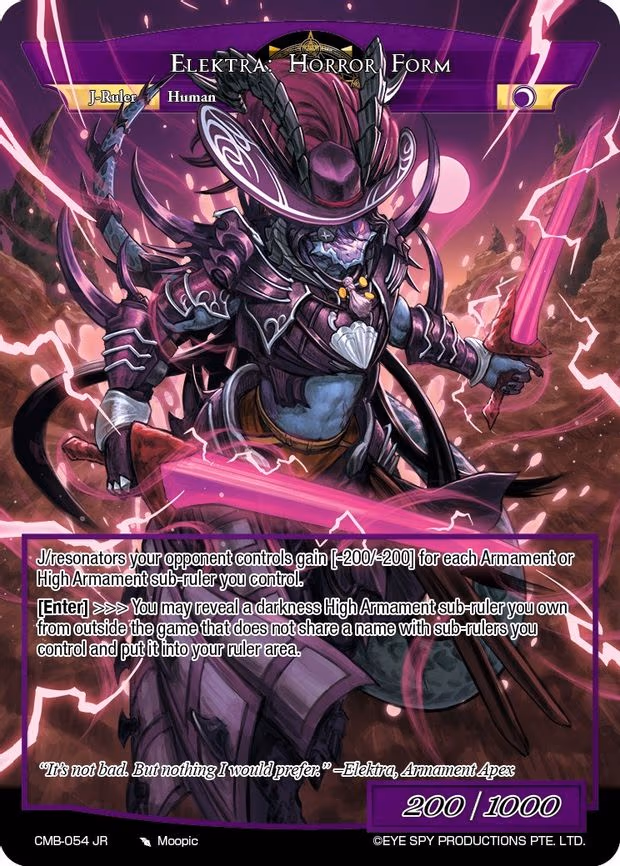 Armament Upgrade // Elektra: Horror Form