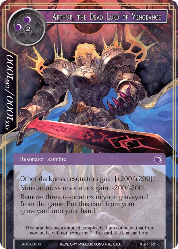 Arthur, the Dead Lord of Vengeance