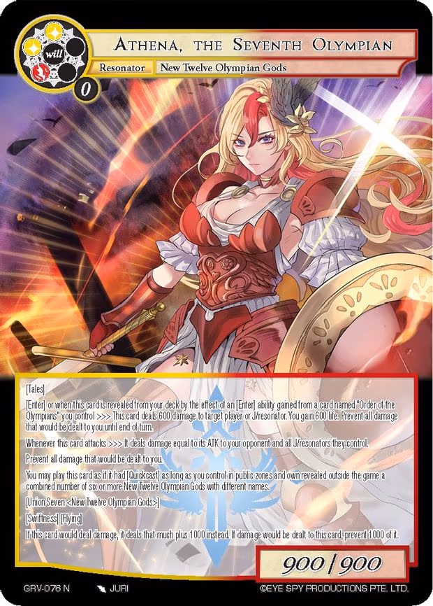 Athena, the Seventh Olympian