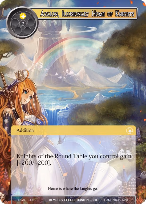 Avalon, Illusionary Home of Knights