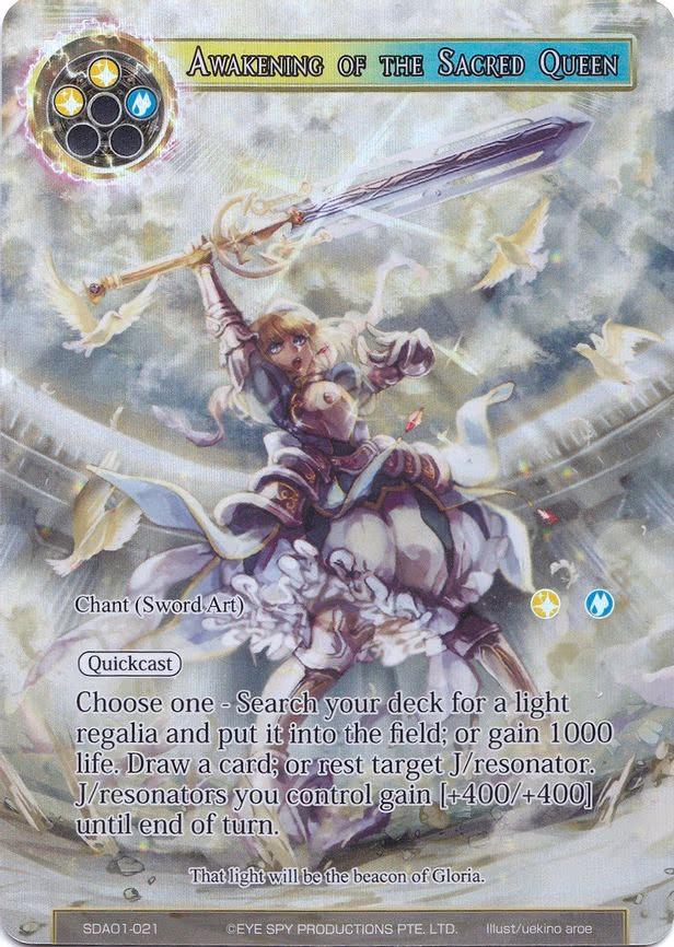 Awakening of the Sacred Queen