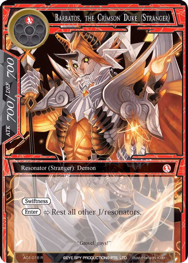 Barbatos, the Crimson Duke (Stranger)