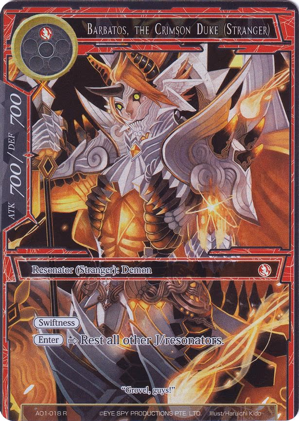 Barbatos, the Crimson Duke (Stranger)