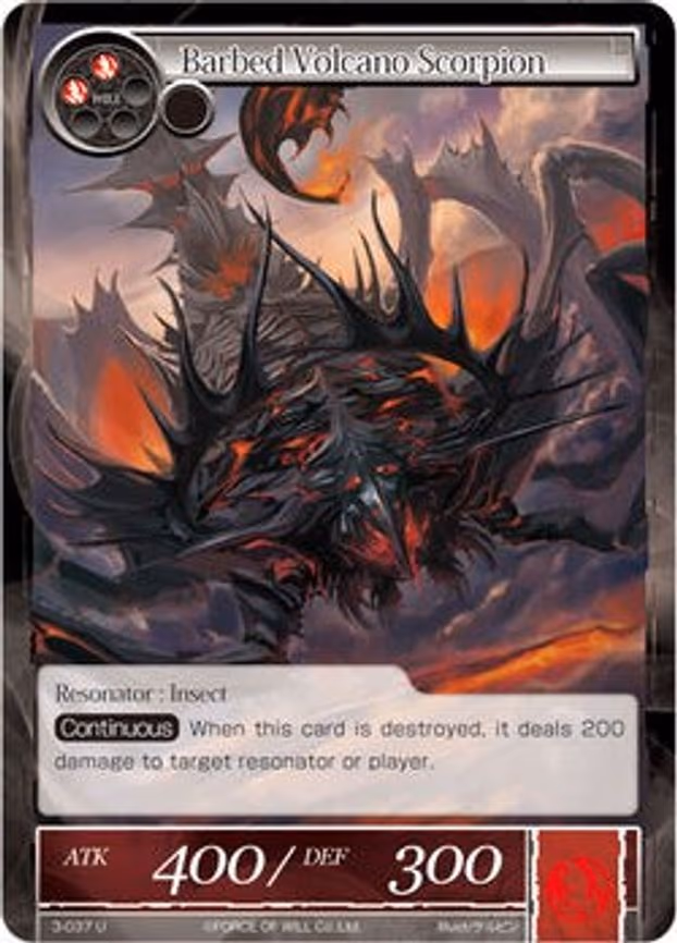 Barbed Volcano Scorpion - Uncommon (3-037)