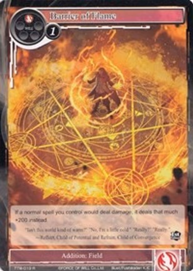 Barrier of Flame