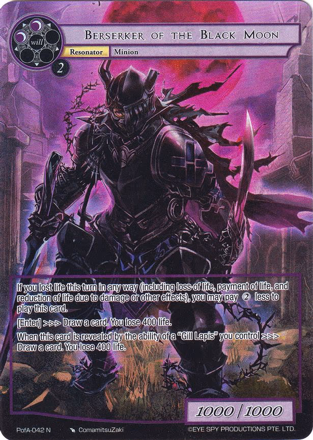 Berserker of the Black Moon