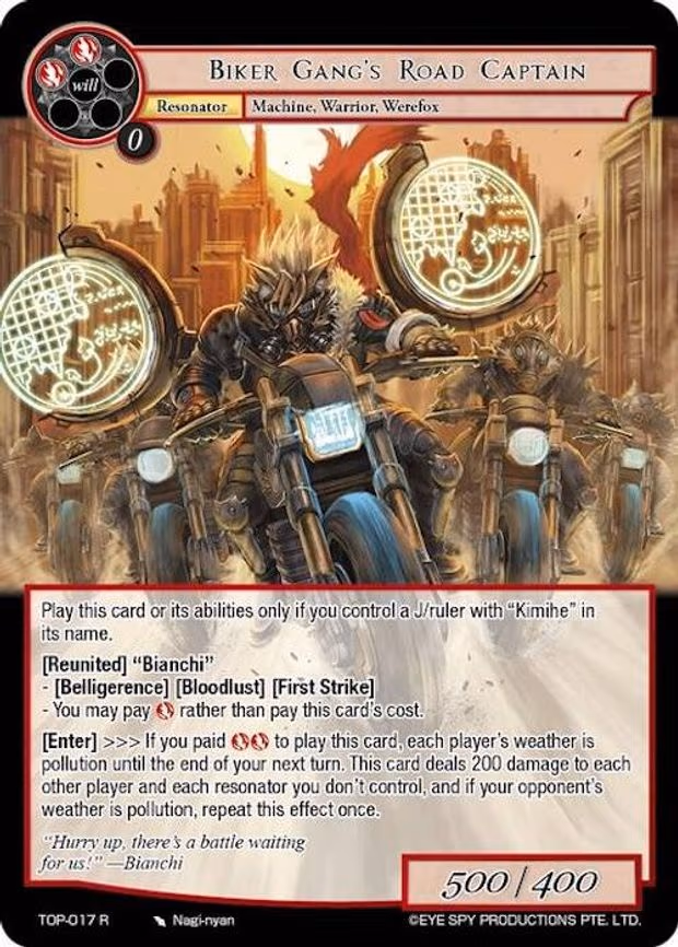 Biker Gang's Road Captain