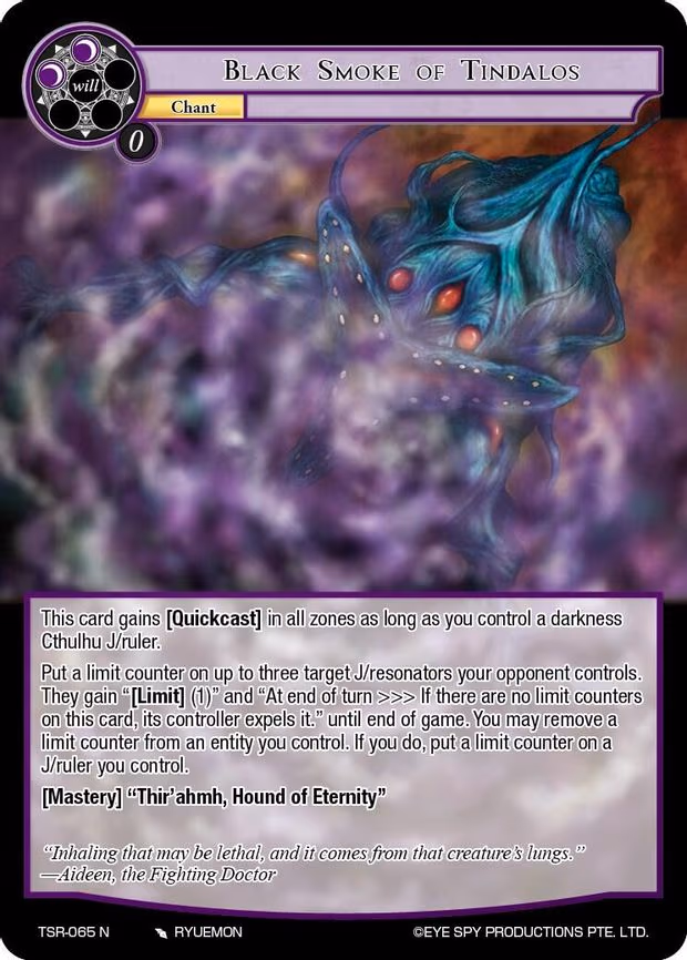 Black Smoke Of Tindalos - Normal (TSR-065 N)