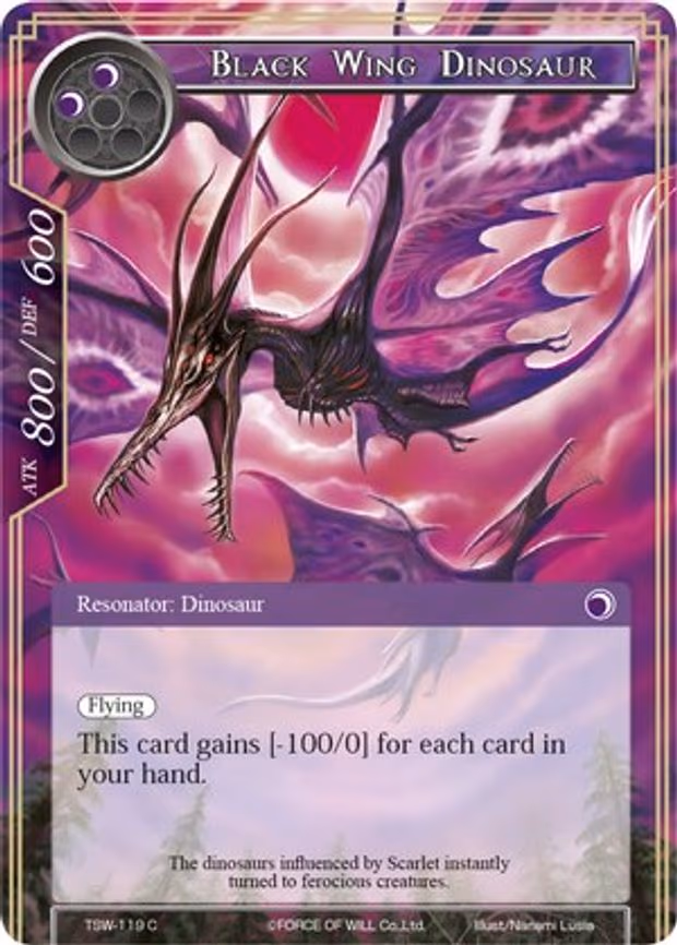 Black Wing Dinosaur
