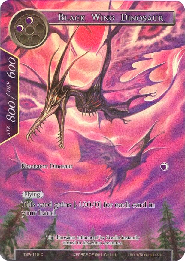 Black Wing Dinosaur