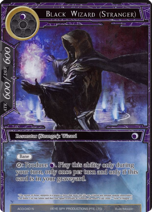 Black Wizard (Stranger) - Normal (AO3-040)