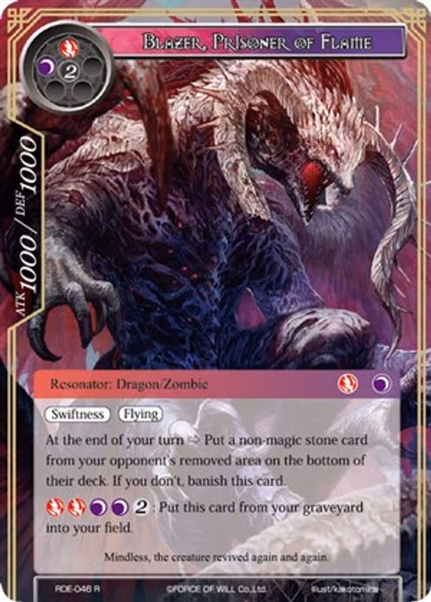 Blazer, Prisoner of Flame