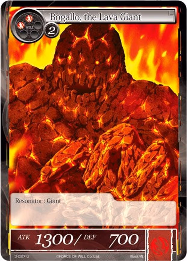 Bogallo, the Lava Giant - Uncommon (3-027)