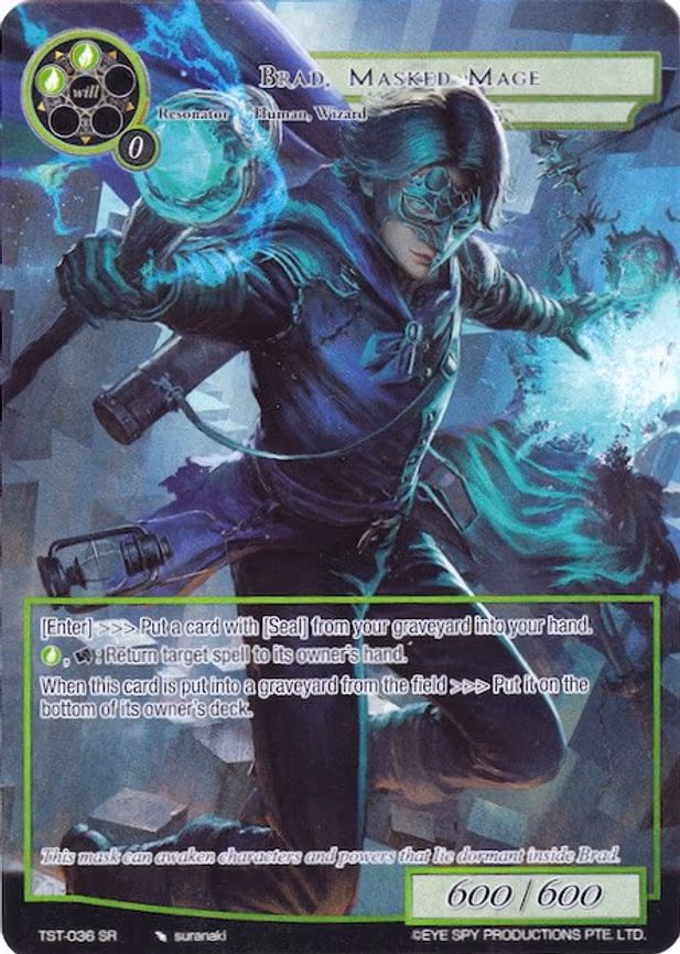 Brad, Masked Mage