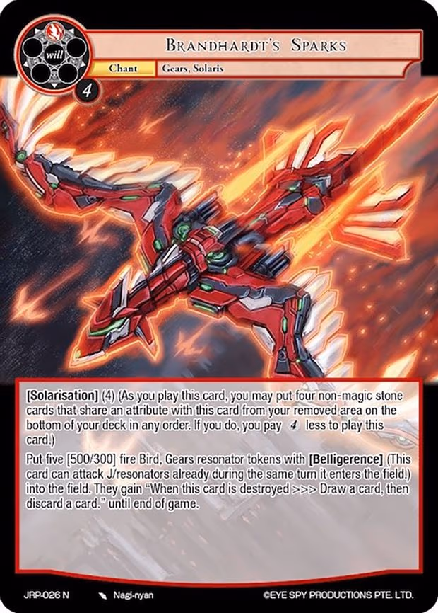 Brandhardt's Sparks - Normal (JRP-026 N)