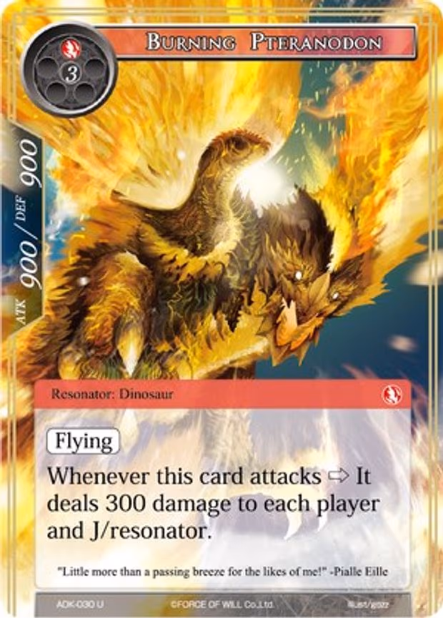 Burning Pteranodon