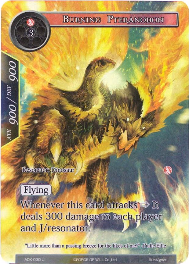 Burning Pteranodon